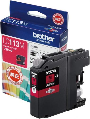 ブラザー brother 純正インクカートリッジ マゼンタ LC113M