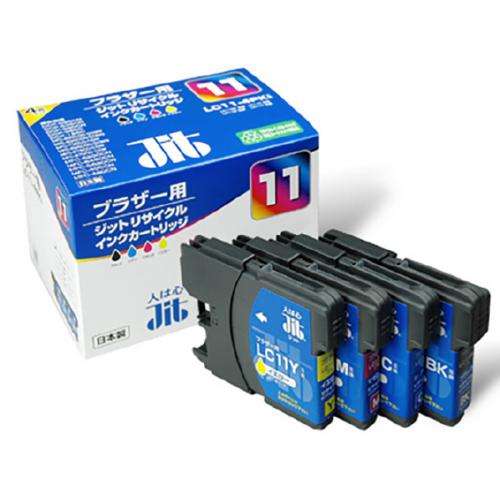 ジット JIT ブラザー互換リサイクルインク カートリッジ 4色セット JIT-B114P