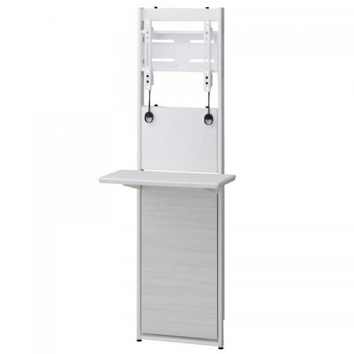 ハヤミ工産 壁面スタンド ～43V型 ホワイト EW-72W