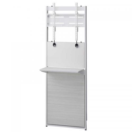 ハヤミ工産 壁面スタンド ～65V型 ホワイト EW-74W