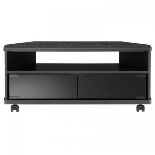 朝日木材 キャスター付きテレビ台 ～32V型 ブラック AS-KAD740-B