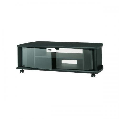 ハヤミ工産 テレビ台 ～43V型 ブラック TV-BS100L