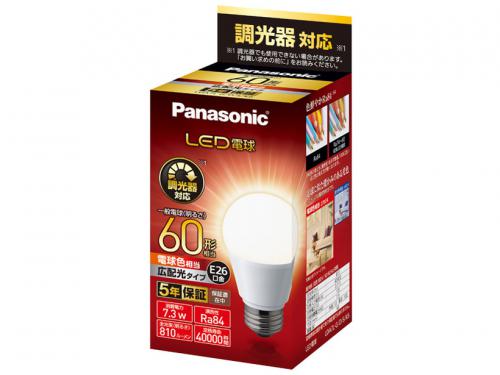 パナソニック Panasonic LED電球 60形 E26 電球色 LDA7LGDSK6