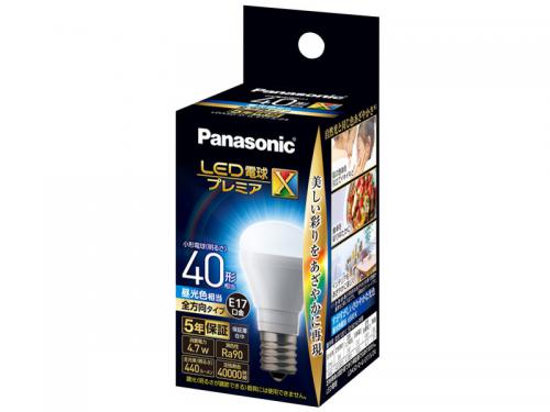 パナソニック Panasonic LED電球プレミアX 40形 E17 昼光色 LDA7DGDSK6