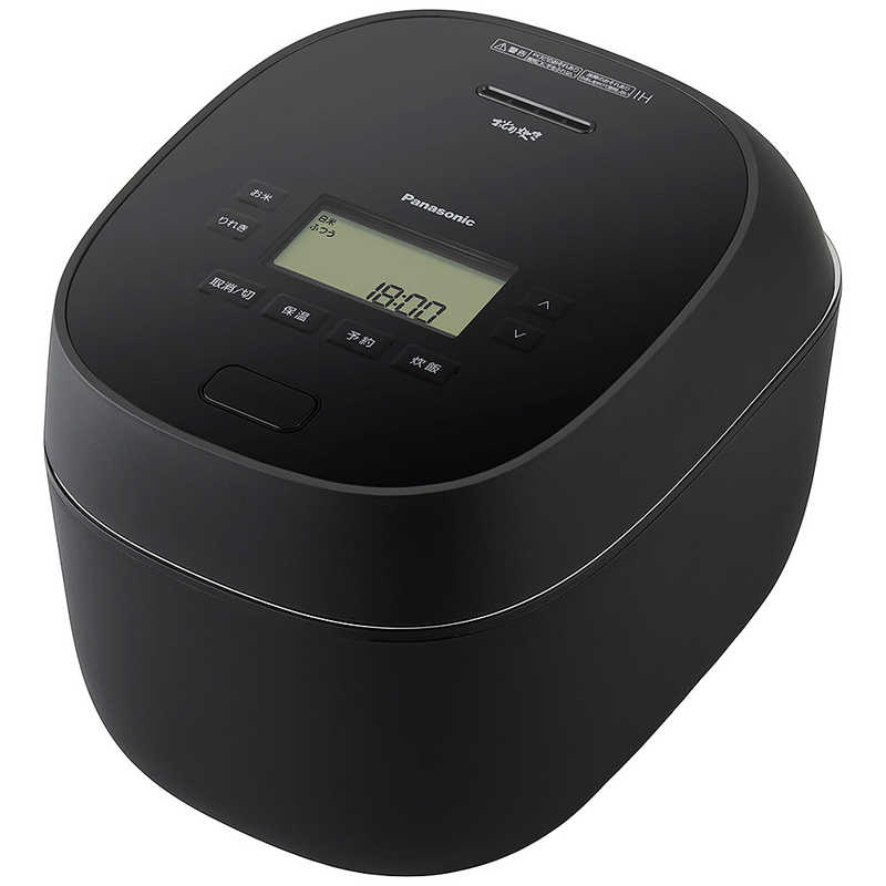 パナソニック Panasonic 炊飯器 1升 おどり炊き 可変圧力IHジャー ダイヤモンド竈（かまど）釜 ブラック SR-N518E-K