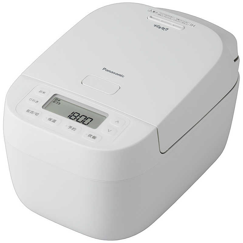 パナソニック Panasonic 炊飯器 5.5合 おどり炊き 可変圧力IHジャー 備長炭釜 ホワイト SR-N310E-W