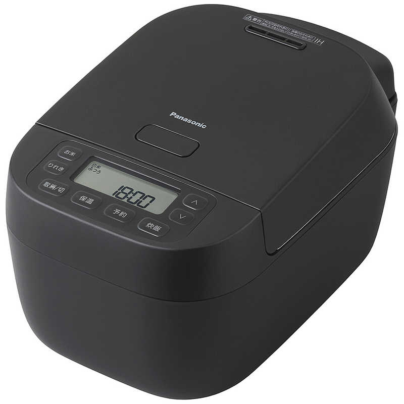パナソニック Panasonic 炊飯器 5.5合 可変圧力IHジャー 備長炭釜 ブラック SR-N210E-K