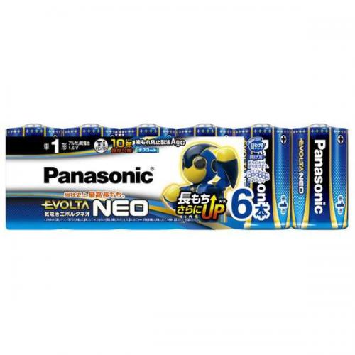 パナソニック Panasonic エボルタネオ EVOLTANEO 単1電池 LR20NJ/6SW