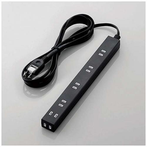 エレコム ELECOM スリムタップ ブラック 3.0m 6個口 スイッチ無 ブラック T-NSLK-2630BK