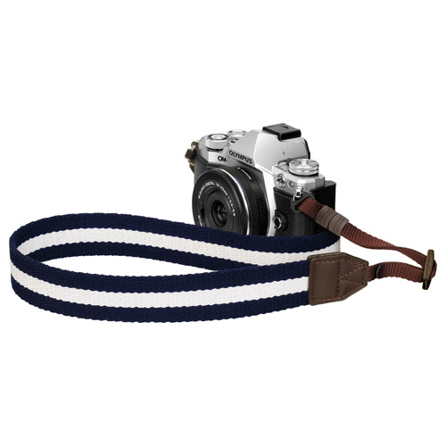 ハクバ HAKUBA プラスシェル ストライプストラップ 30 ネイビーホワイト KST-67ST30NVWT