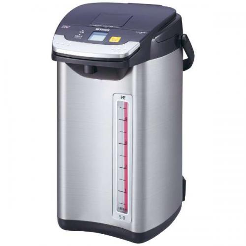 タイガー TIGER  電気ポット 蒸気レス VE 電気まほうびん とく子さん 5.0L ブラック ブラック PIE-A501K