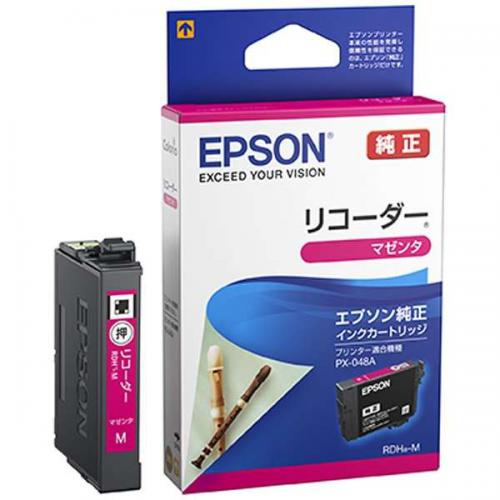 EPSON 純正インクカートリッジ リコーダー マゼンタ RDH-M エプソン