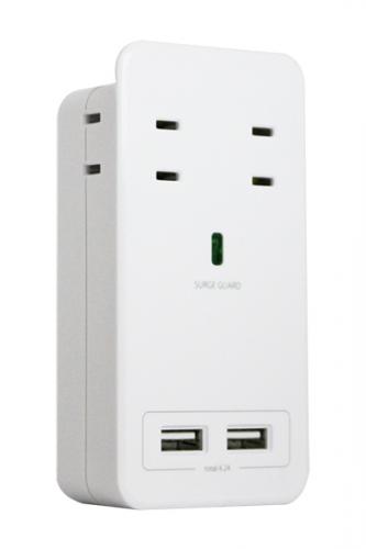 ファーゴ SATI COLOR サティカラー AC4個口 USB 2ポート 4.2A ホワイト CT221WH