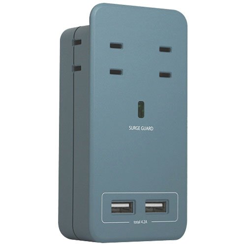 ファーゴ SATI COLOR サティカラー AC4個口 USB 2ポート 4.2A ブルー CT221BL