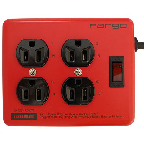 ファーゴ STEEL TAP スチールタップ AC4個口 レッド PT400RE