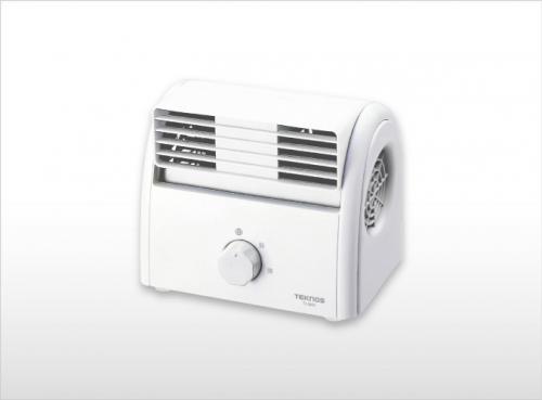 テクノス TEKNOS デスクファン 卓上扇風機 TI-2002 ホワイト