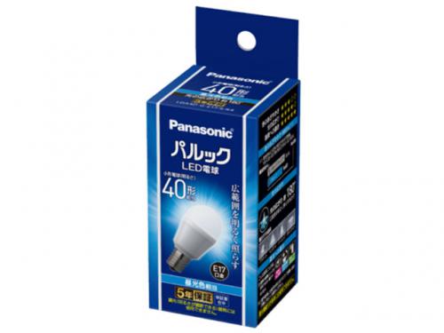 パナソニック Panasonic LED電球 パルック E17 40形 昼光色 LDA4DGE17SK4
