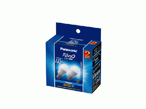 パナソニック Panasonic LED電球 パルック E17 40形 昼光色 2個入り LDA4DGE17SK42T