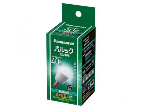 パナソニック Panasonic LED電球 パルック E17 40形 昼白色 LDA4NGE17SK4