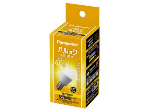 パナソニック Panasonic LED電球 パルック E17 40形 温白色 LDA4WWGE17SK4