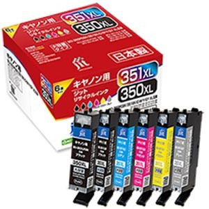 JIT キヤノン(キャノン)用 リサイクルインク 大容量 6色パック JIT-AC3503516PXL ジット