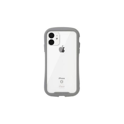 HAMEE iPhone 11 iFace Reflection 強化ガラスクリアケース グレー 41-907368