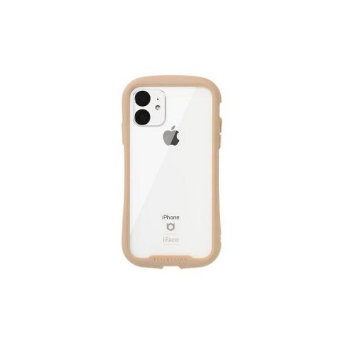 HAMEE iPhone 11 iFace Reflection 強化ガラスクリアケース ベージュ 41-907399