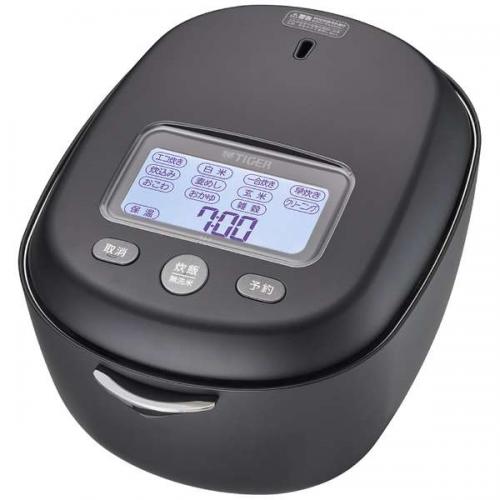 TIGER 土鍋圧力IHジャー炊飯器 5.5合 炊きたて ご泡火炊き ストーンブラック JRX-S100KS