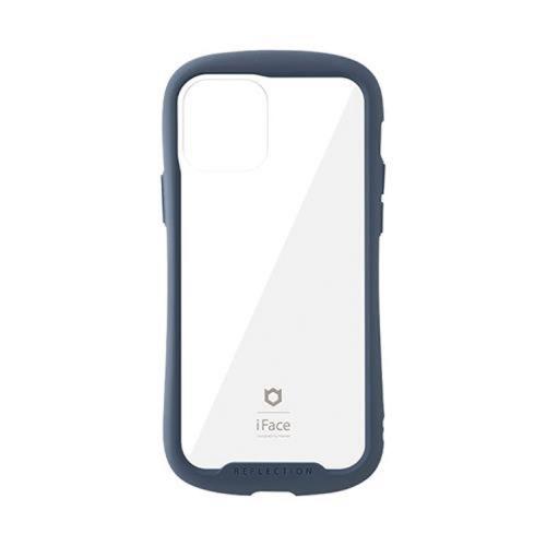 HAMEE iPhone 12/12Pro iFace Reflection 強化ガラスクリアケース ネイビー 41-907-921982
