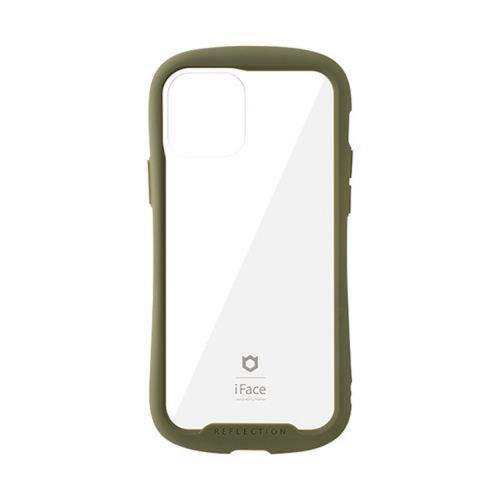 HAMEE iPhone 12/12Pro iFace Reflection 強化ガラスクリアケース カーキ 41-907-922019
