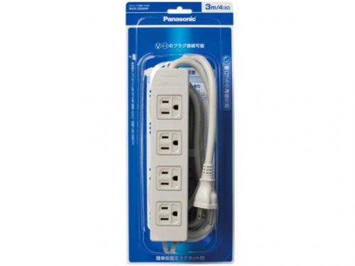 パナソニック Panasoni OAタップ 4コ口 3m WCH2334HP