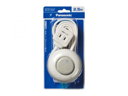 パナソニック Panasoni まごの手式フットスイッチ 2.5m ホワイト WH2711KWP