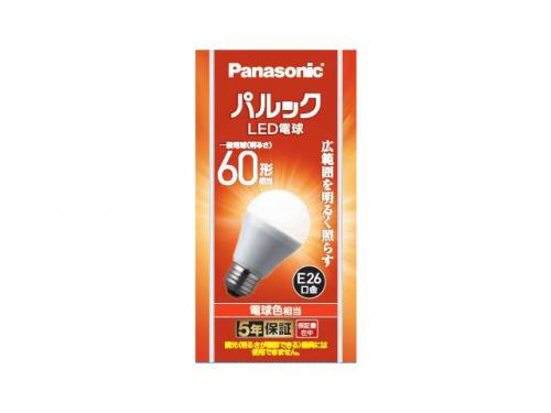 パナソニック Panasonic LED電球 パルック E26 60形相当 広配光タイプ 電球色 LDA7L-G-K6