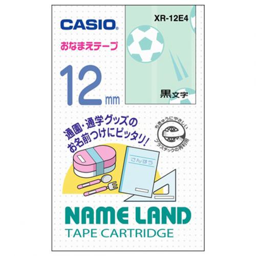 カシオ CASIO ネームランド おなまえテープ XR-12E4