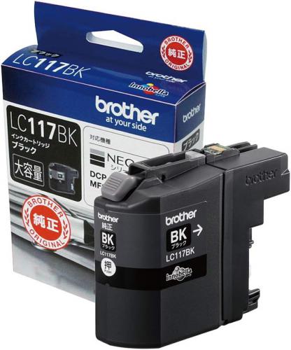 ブラザー brother 純正 インクカートリッジ ブラック 大容量 LC117BK