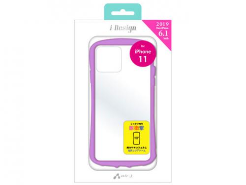 エアージェイ air-J iPhone11 耐衝撃 カラフル 光沢クリア 背面ケース AC-P19M-KZ-PR