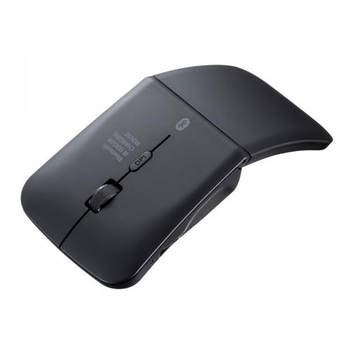 サンワサプライ SANWA SUPPLY 静音Bluetooth5.0 IR LEDマウス(3ボタン・薄型) MA-BIS3116BK