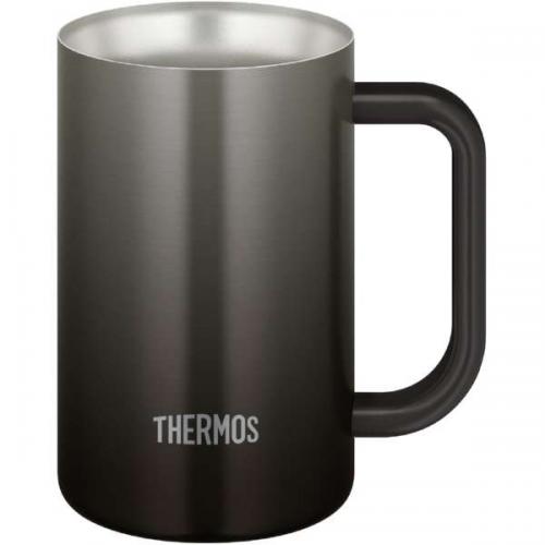 サーモス THERMOS 真空断熱ジョッキ 600ml ブラック JDK601C-BK
