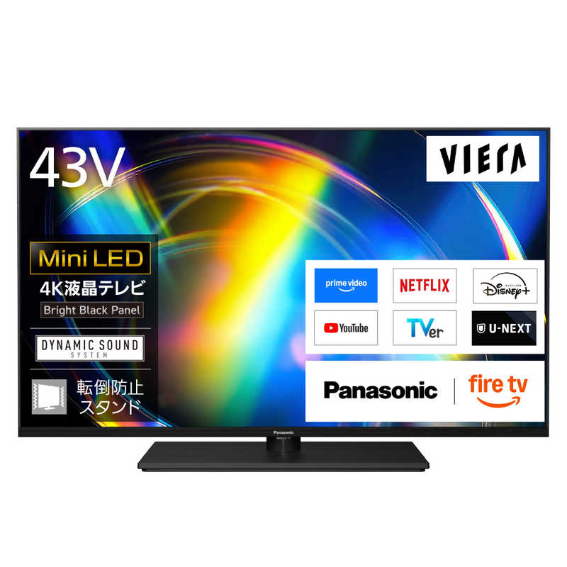 パナソニック Panasonic VIERA 4K液晶テレビ  43V型 TV-43W95C