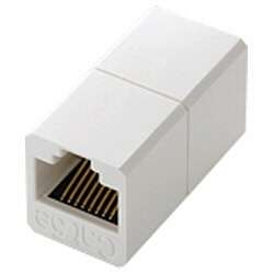 ELECOM LANケーブル 延長コネクタ CAT6 LD-RJ45JJ6Y2 エレコム