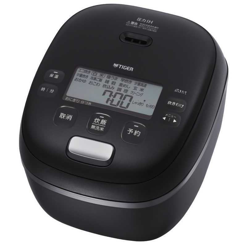 タイガー TIGER 圧力IHジャー炊飯器 ご泡火炊き オフブラック JRI-S180KO