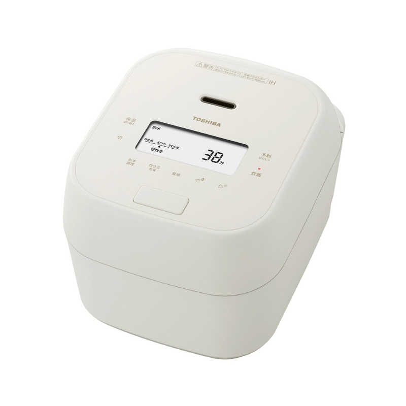 東芝 TOSHIBA 真空圧力IHジャー炊飯器（5.5合炊き） ミルキーホワイト RC-10PGA-W