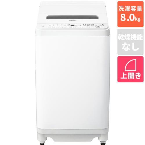 シャープ SHARP  8kgインバーター全自動洗濯機洗剤自動投入 ホワイト系 ES-SV8L-W（大型）