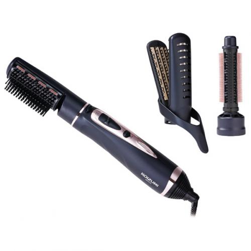 コイズミ KOIZUMI マイナスイオン カーリングドライヤー ネイビー KHC-5130A