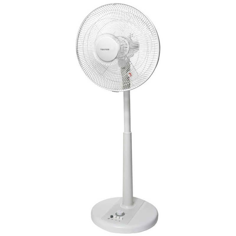 テクノス TEKNOS 35cmハイポジションリビングメカ扇風機 ホワイト KI-3502-W
