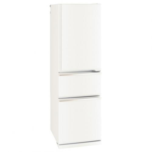 三菱 MITSUBISHI 冷蔵庫 300L 3ドア 右開き マットホワイト MR-CX30M-W(大型)