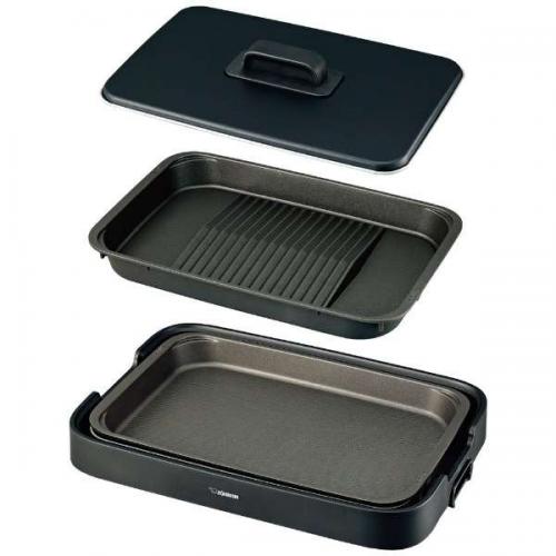 象印 ZOJIRUSHI ホットプレート(深型プレートタイプ)EA-KF20-BA ブラック