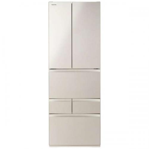 東芝 TOSHIBA 冷蔵庫 462L VEGETA(ベジータ)  6ドア 観音開き サテンゴールド GR-Y460FH-EC(大型)