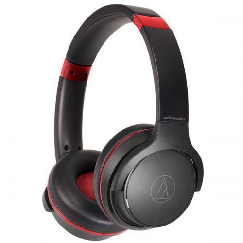 オーディオテクニカ audio-technica ワイヤレスヘッドホン ブラックレッド ATH-S220BT-BRD