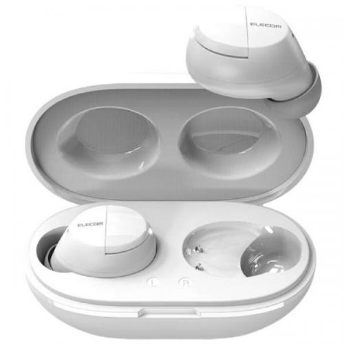 エレコム ELECOM フルワイヤレスイヤホン ホワイト LBT-TWS12WH